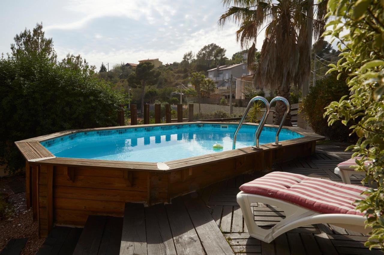 Amazing Vila Close To Sitges, Jacuzzi, Swimming Pool & Exellent Views Olivella Kültér fotó